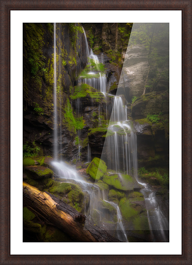 Gem Falls Picture Frame print