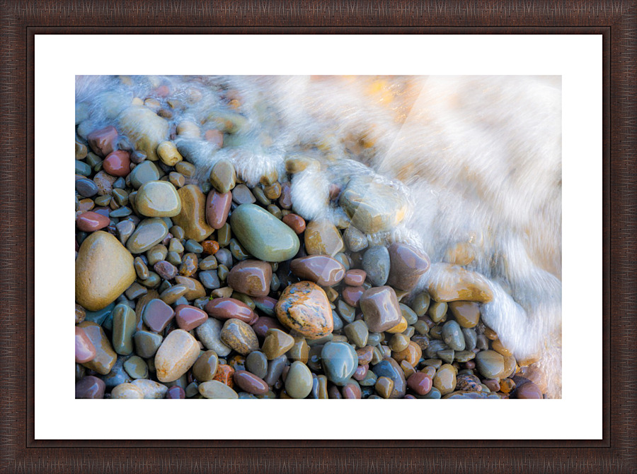 Pebbles Picture Frame print
