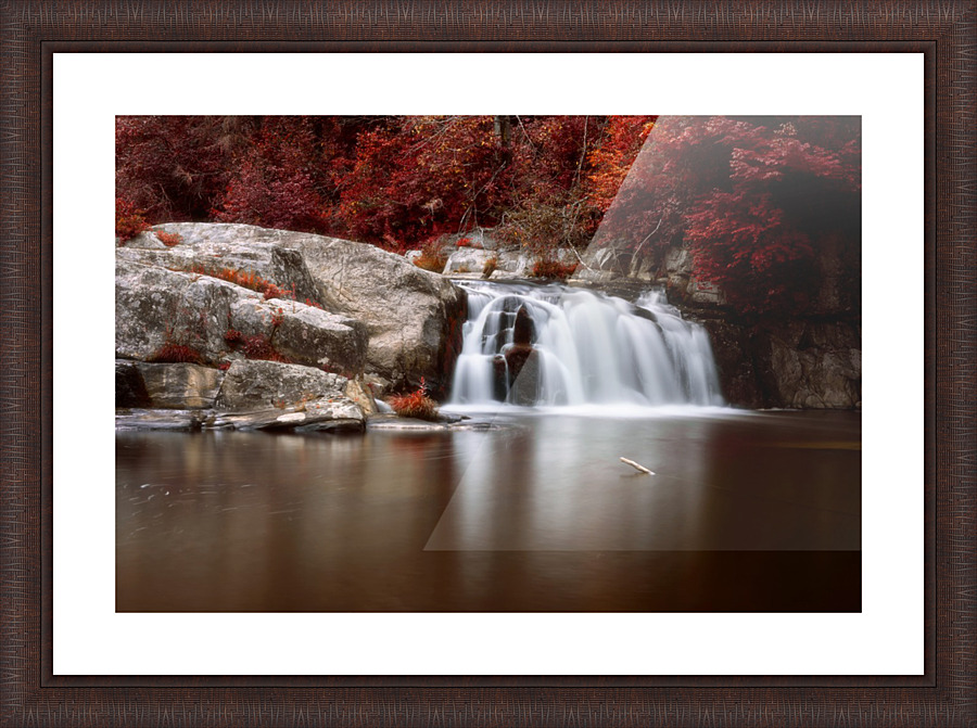 Upper Linville Falls Picture Frame print