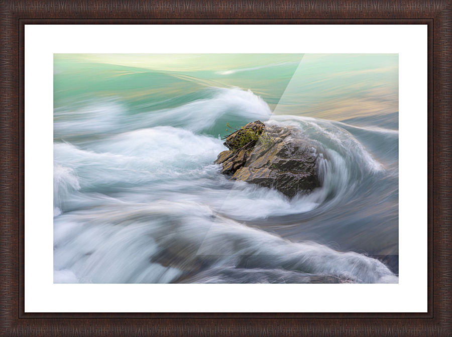River Rock I Picture Frame print