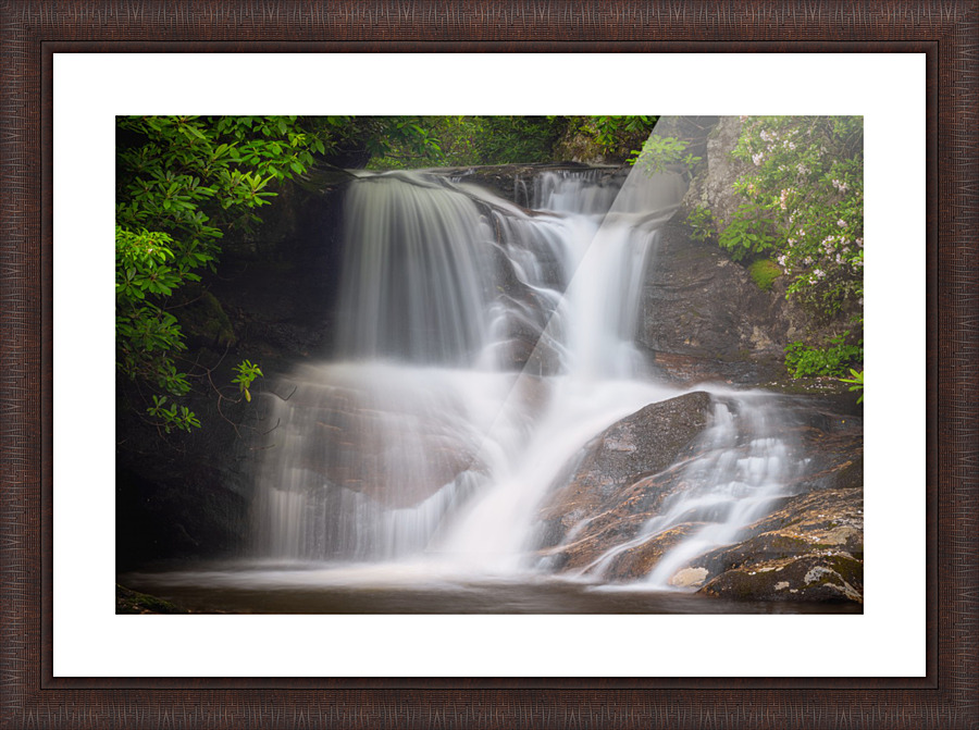 White Oak Falls V Picture Frame print