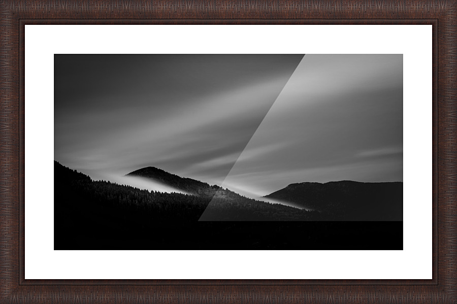 Mt Mitchell View Picture Frame print