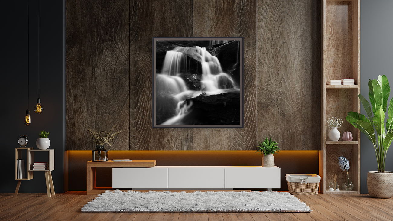Roaring Fork Falls BW I Reproduction