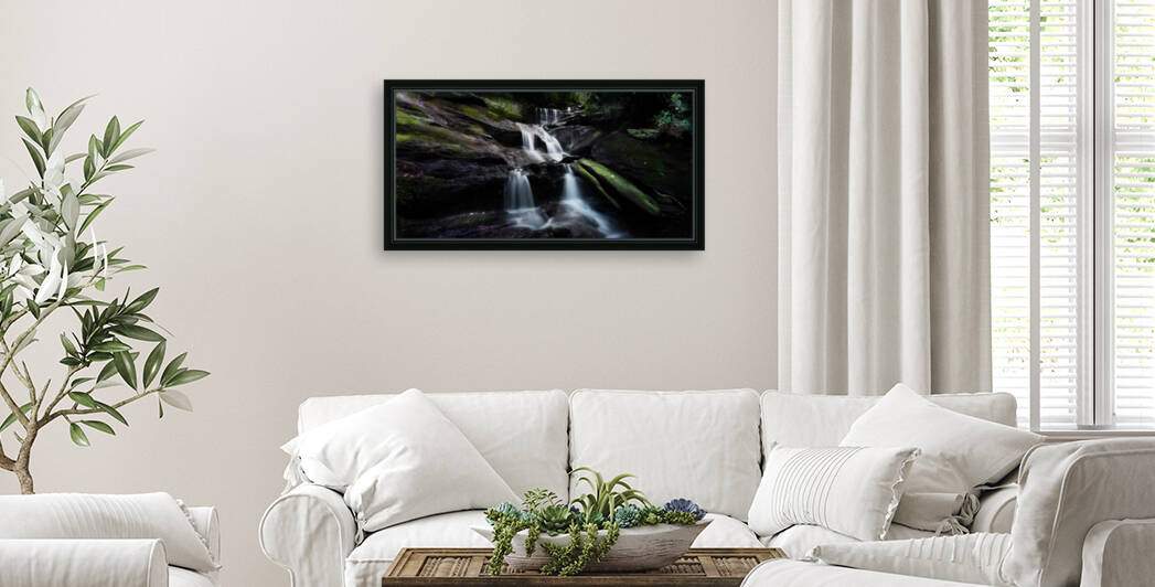Roaring Fork Falls Panoramic by Mark Daniels