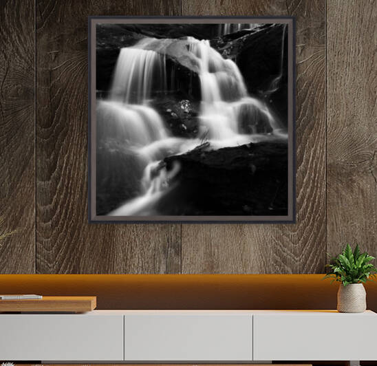 Roaring Fork Falls BW I Reproduction
