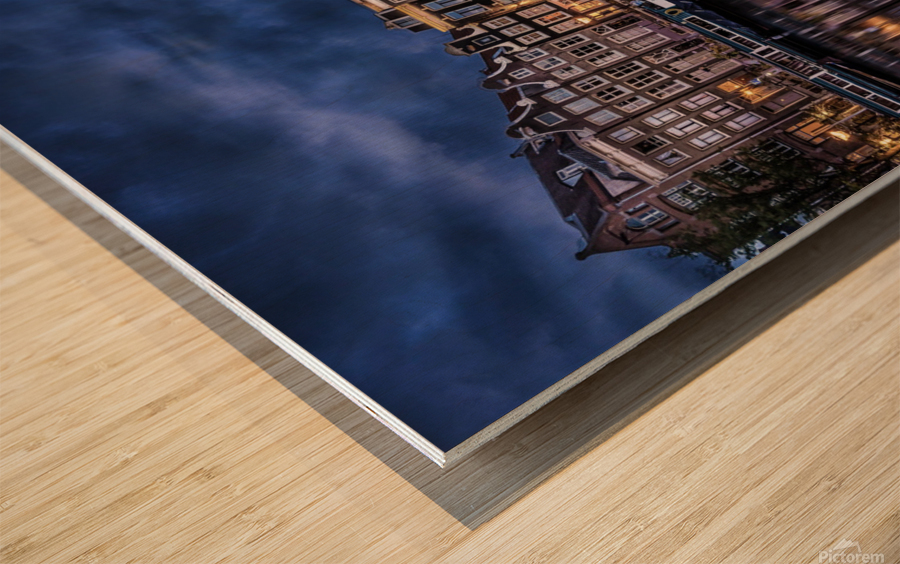 STORM CITY Wood print