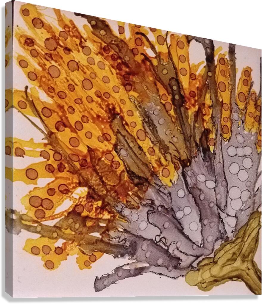 Yellow Submarine Sunflower Canvas Print