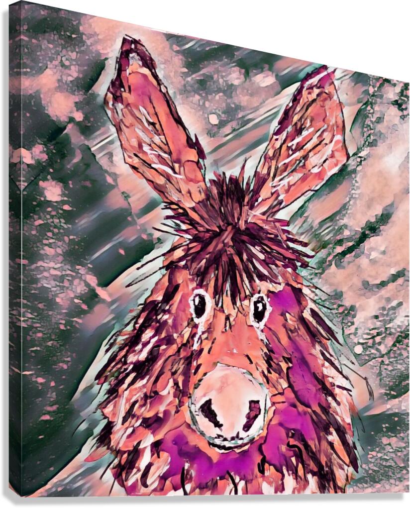 Clarence in Pink Canvas Print