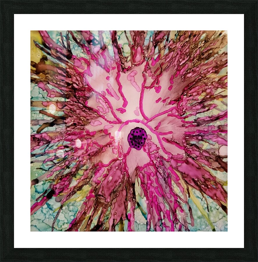 Flamingo Frolic Picture Frame print