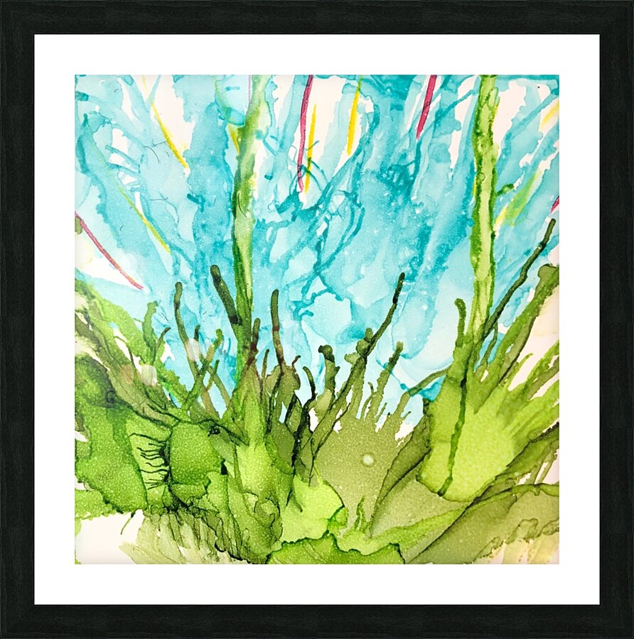 Sky Bloom Picture Frame print