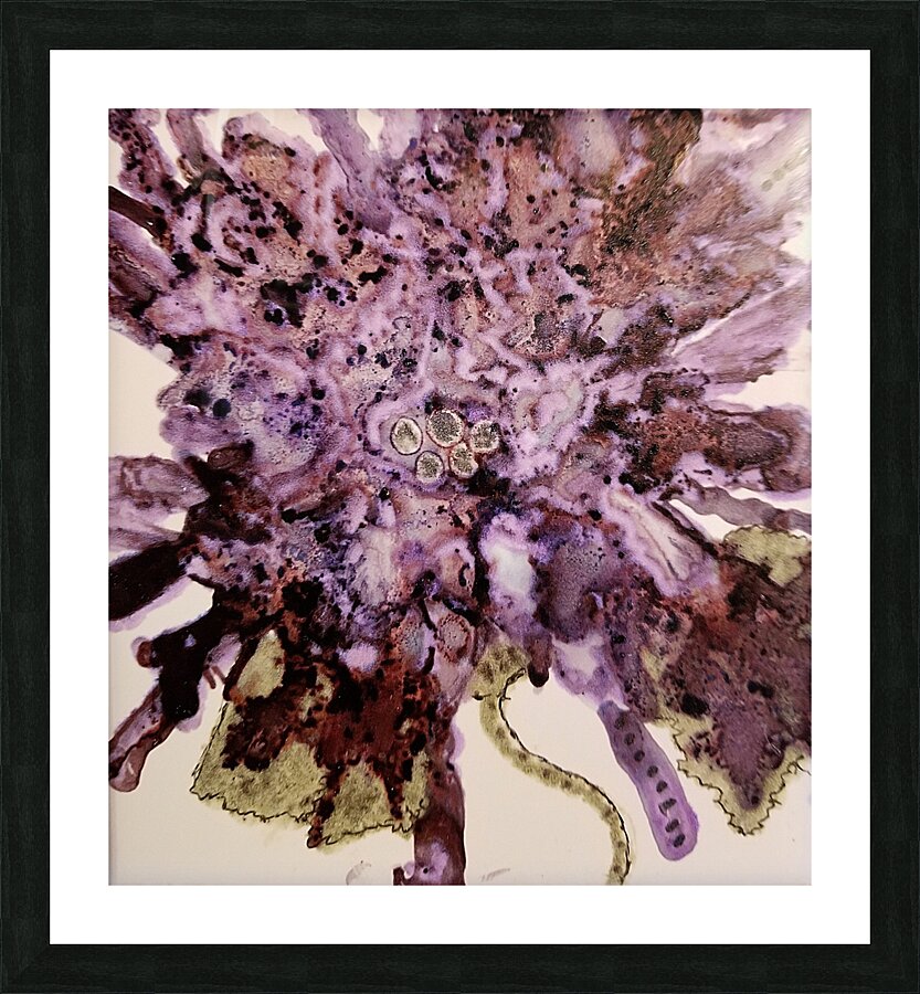 Lavendar Mist Picture Frame print