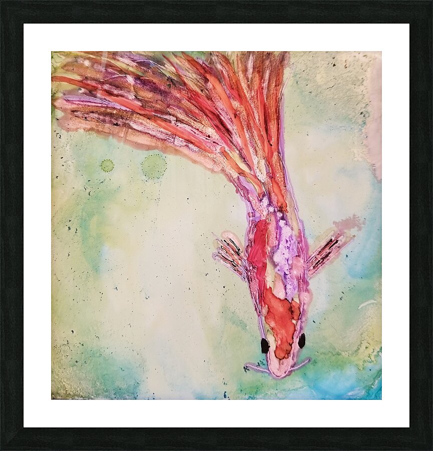 It Swims Picture Frame print