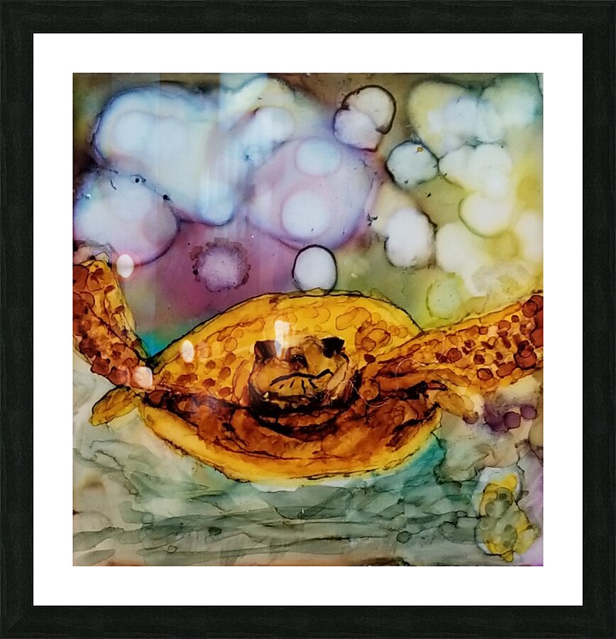 Ocean Glide Picture Frame print
