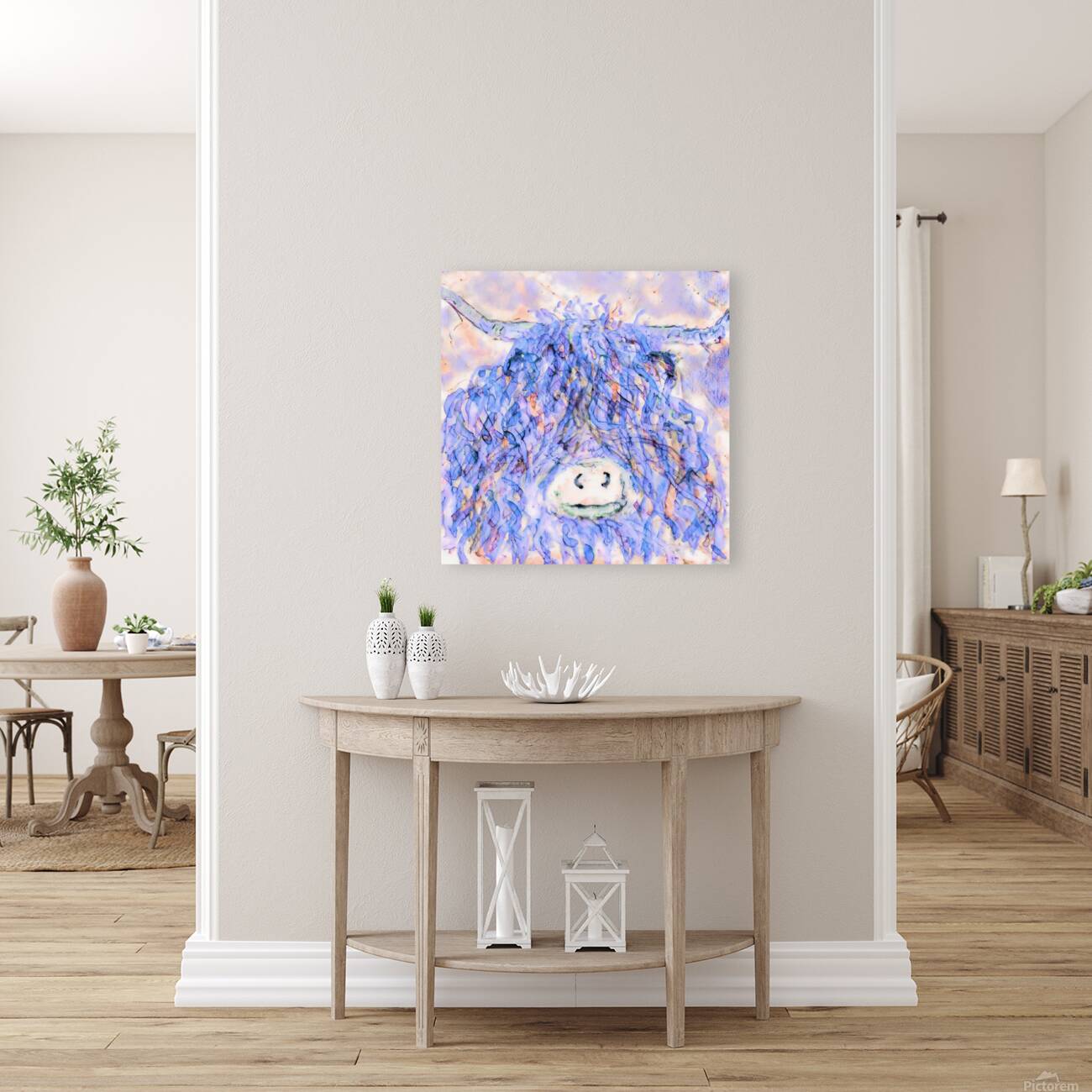 Clem in Violet Reproduction