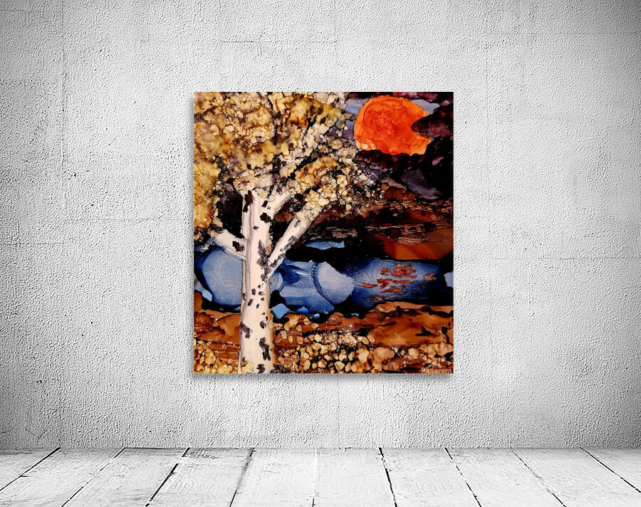 Autumn Birch Wall Preview