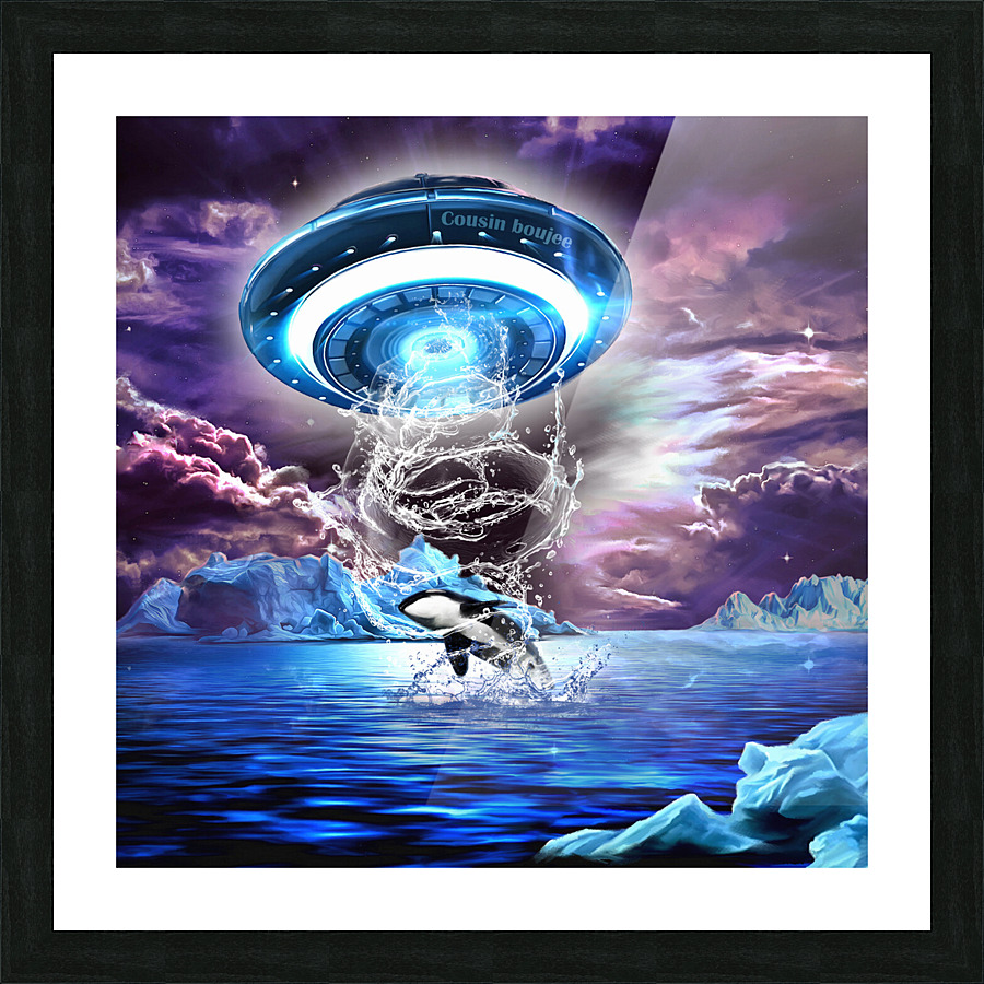 abduction apliiq Picture Frame print