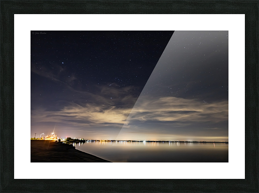 Night Shot Picture Frame print