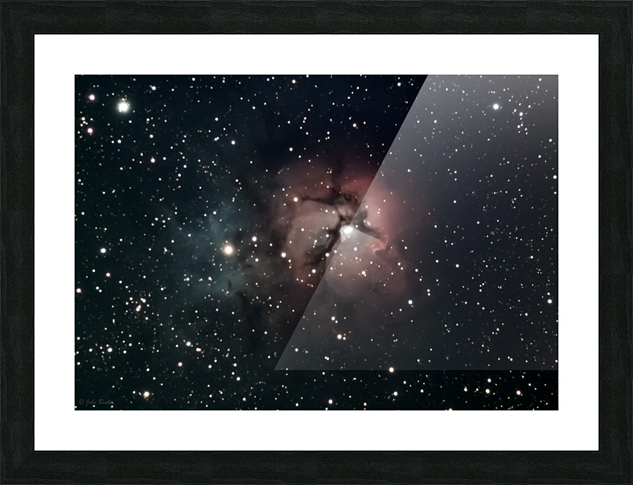 Trifid Nebula Picture Frame print