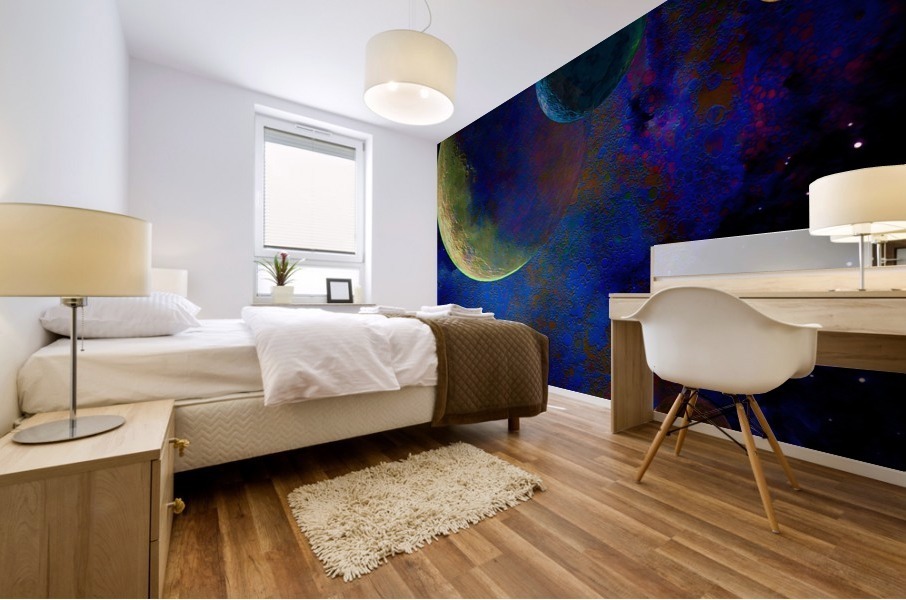 LIGHT FROM A HIDDEN SOURCE.... Mural print
