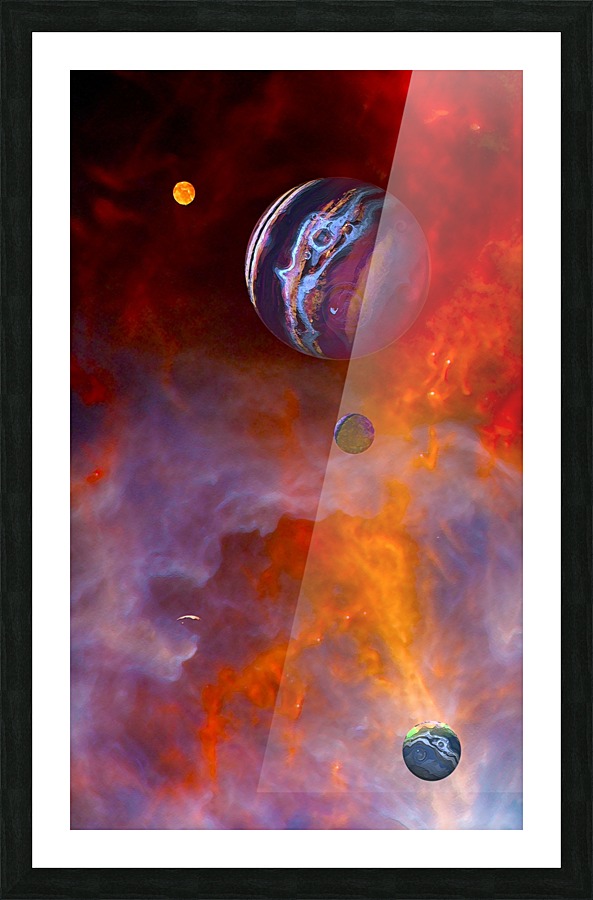 Trial By Fire Picture Frame print