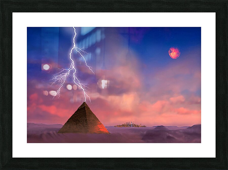 alien planet et Picture Frame print