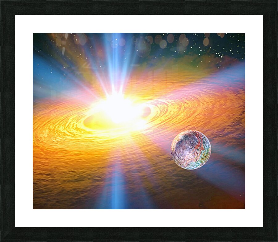 wandering world Picture Frame print