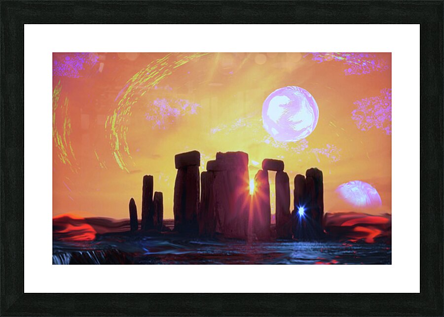 the first stonehenge Picture Frame print