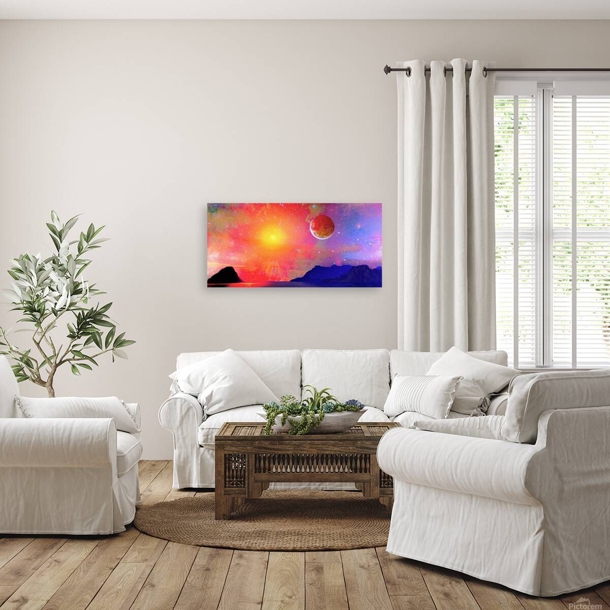 Red skyplanet Reproduction