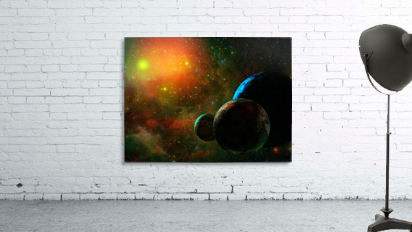 Three Planets Wall Preview