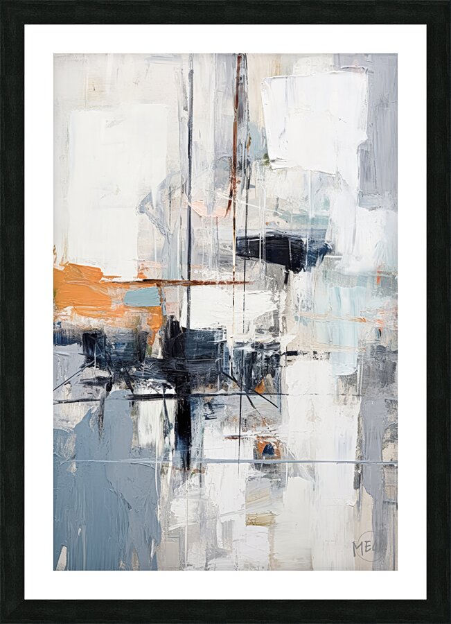 Abstract painting 49 Picture Frame print