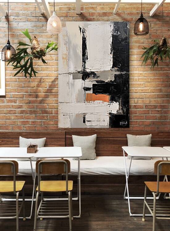 32x48 Abstract painting1616 by MELA