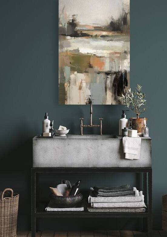 32x48 Abstract painting4040 by MELA