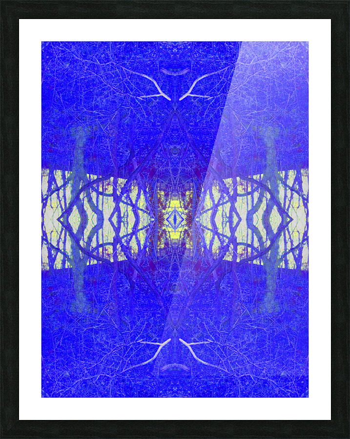 Blu Id Box Picture Frame print