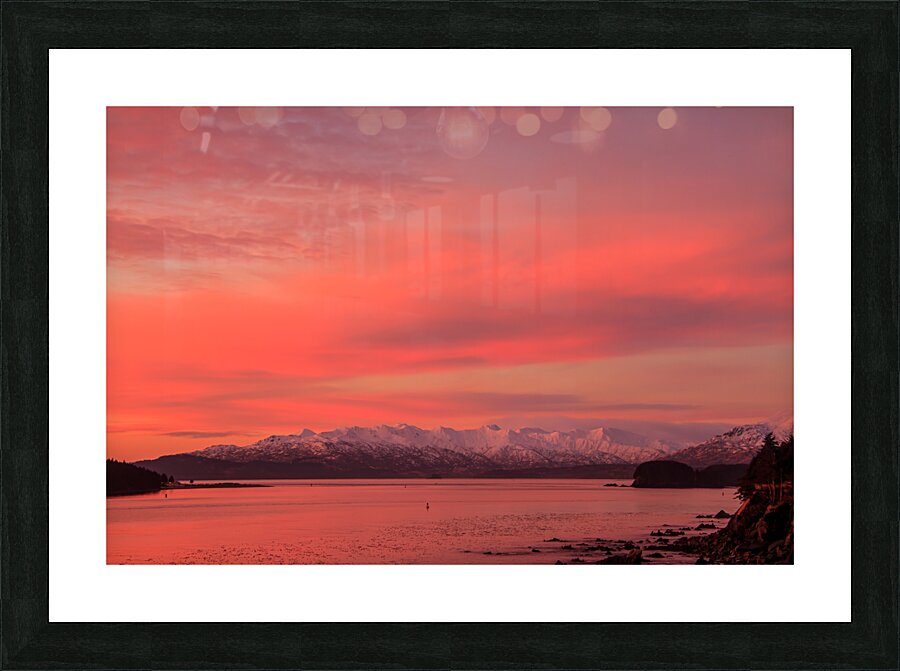 Spruce Cape Sunrise Picture Frame print