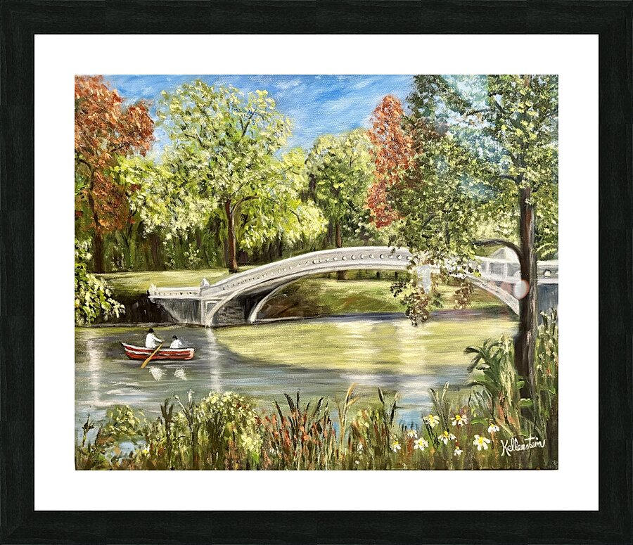 Central park Picture Frame print