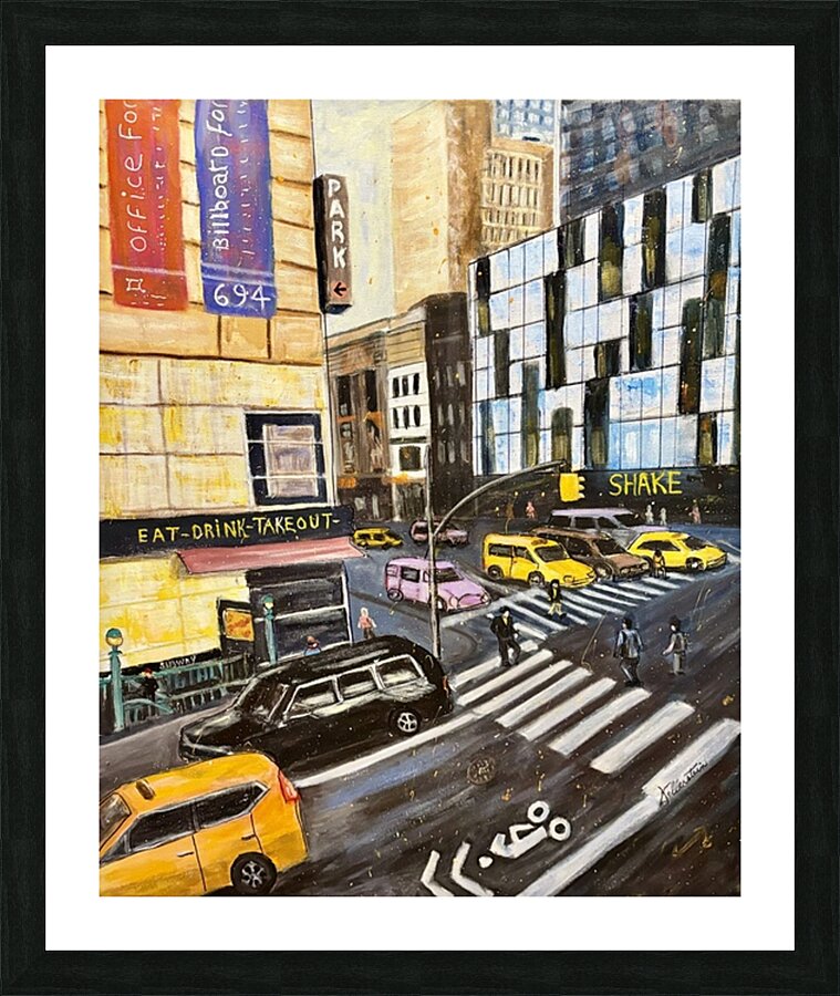 New York Picture Frame print