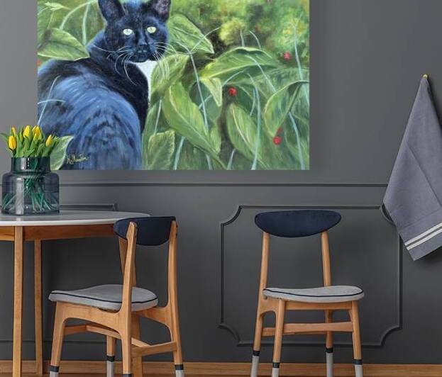 Chat errant dans mes framboisiers  by Kellerstein