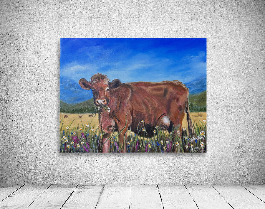 La vache brune Wall Preview