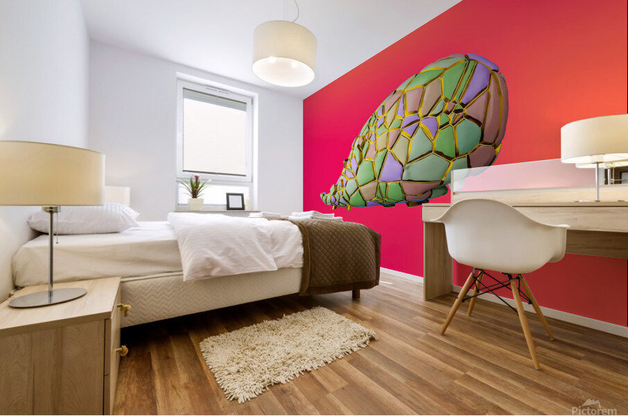 Whale Mural print