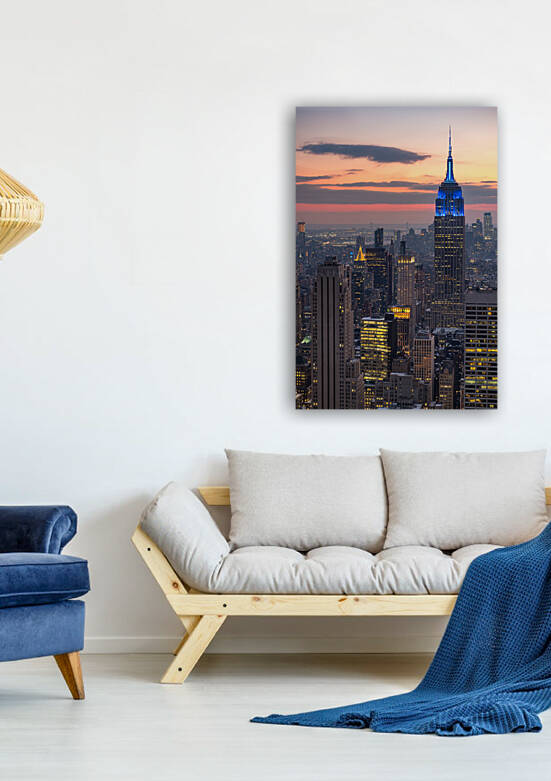 Empire State Building at Dusk by ambrosiniv