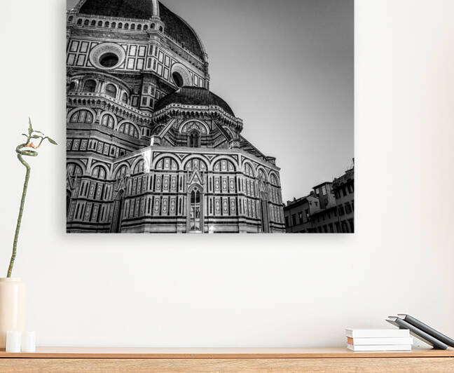 Il Duomo di Firenze. Florence cathedral Duomo in black and white by ambrosiniv