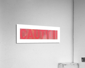 Caution Acrylic Print