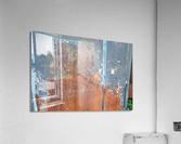 Metallic Garbage Bin Acrylic Print