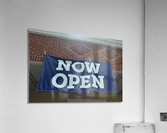 Now Open Signage Acrylic Print