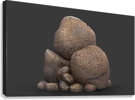JohnsonKelly Rocks Canvas Print