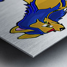 Roararing Metal print