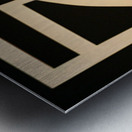 testing Metal print