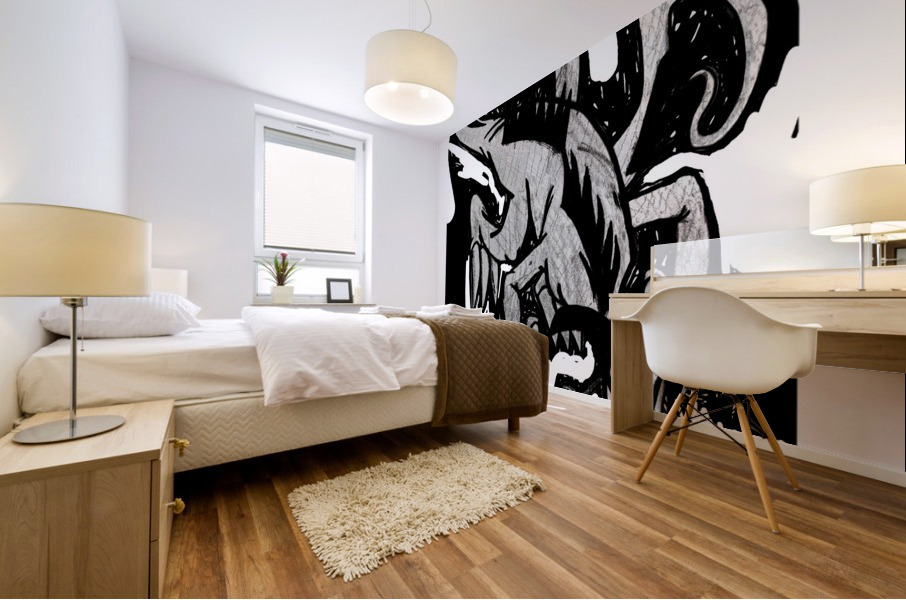 Dragon Mural print