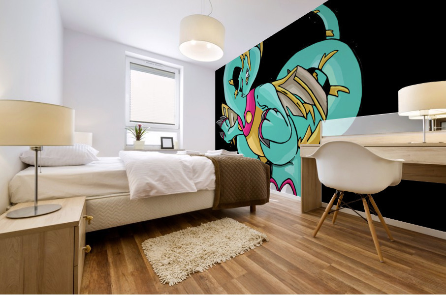 Plumrikamos Mural print