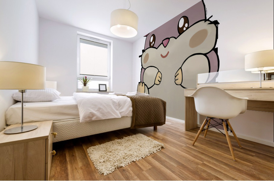 PurpleHamster Mural print